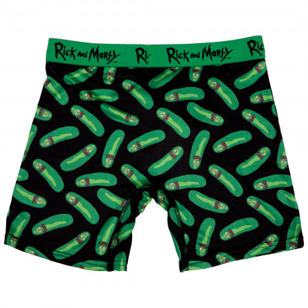 Rick and Morty Pickle Rick All Over Print Boxer Briefs